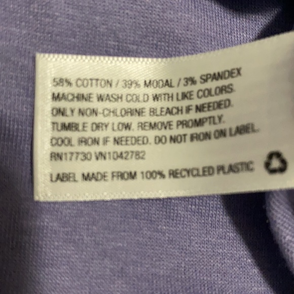 Isabel Violet Rib Tank - Picture 5 of 8